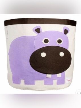 3 Sprouts Hippo Storage Bin